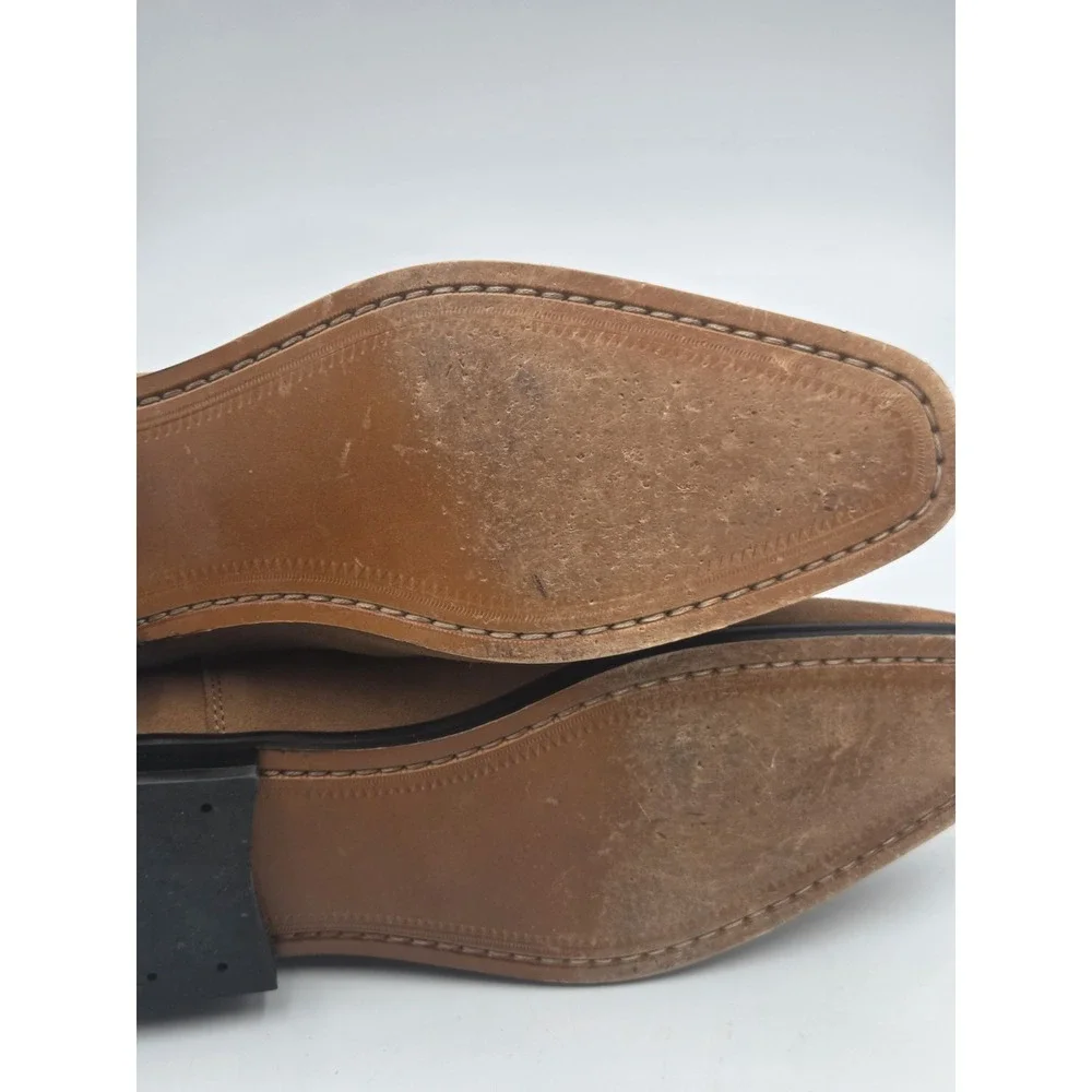 Express Chelsea Boots Mens 10 Brown Suede Leather Slip On Ankle Boots EUC
